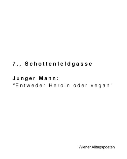 Wiener Hipster machen keine Kompromisse #wieneralltagspoeten Gehört von @marcodania