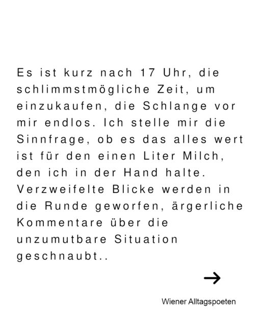Meine monatliche Kolumne "Die Anarchie der zweiten Kasse" ist gerade in der @wienerin_dasmagazin erschienen und ihr könnt sie hier auch lesen #wieneralltagspoeten