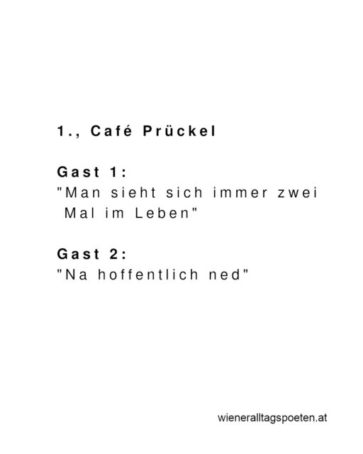 Wiener Wiedersehensvorfreude #wieneralltagspoeten Gehört von @jakobzallinger