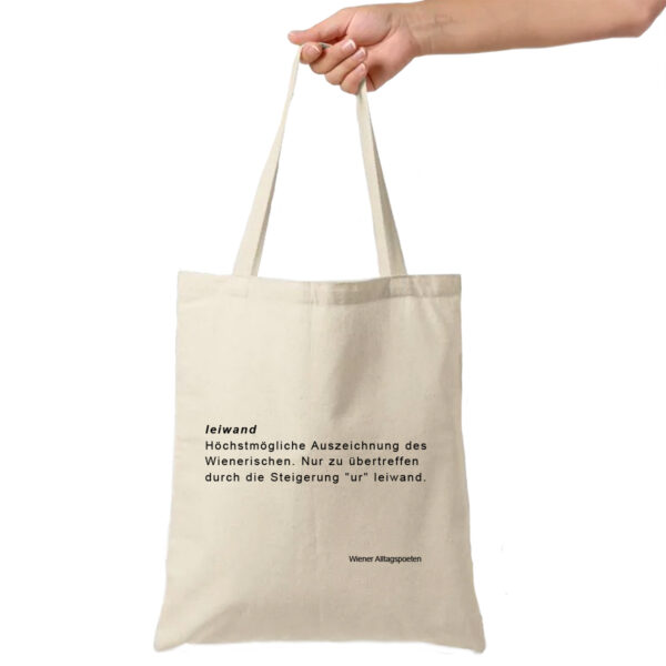 Bio Baumwollsackerl "Leiwand"
