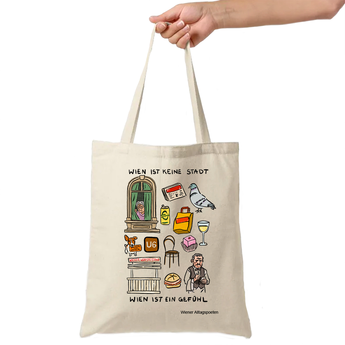 Bio Baumwollsackerl "Wien ist ..." – Bild 1