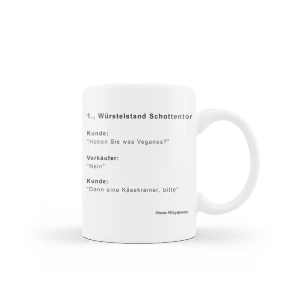 Häferl "1., Würstelstand Schottentor"