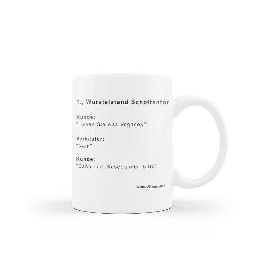 Häferl "1., Würstelstand Schottentor" – Bild 1