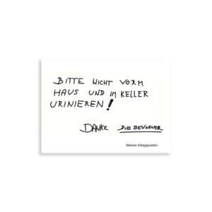 Postkarten-Set "Stiegenhauszettel" – Bild 6