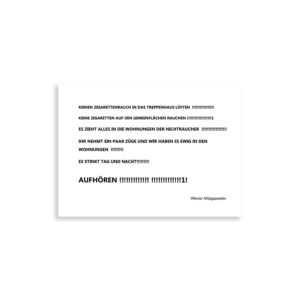 Postkarten-Set "Stiegenhauszettel" – Bild 2