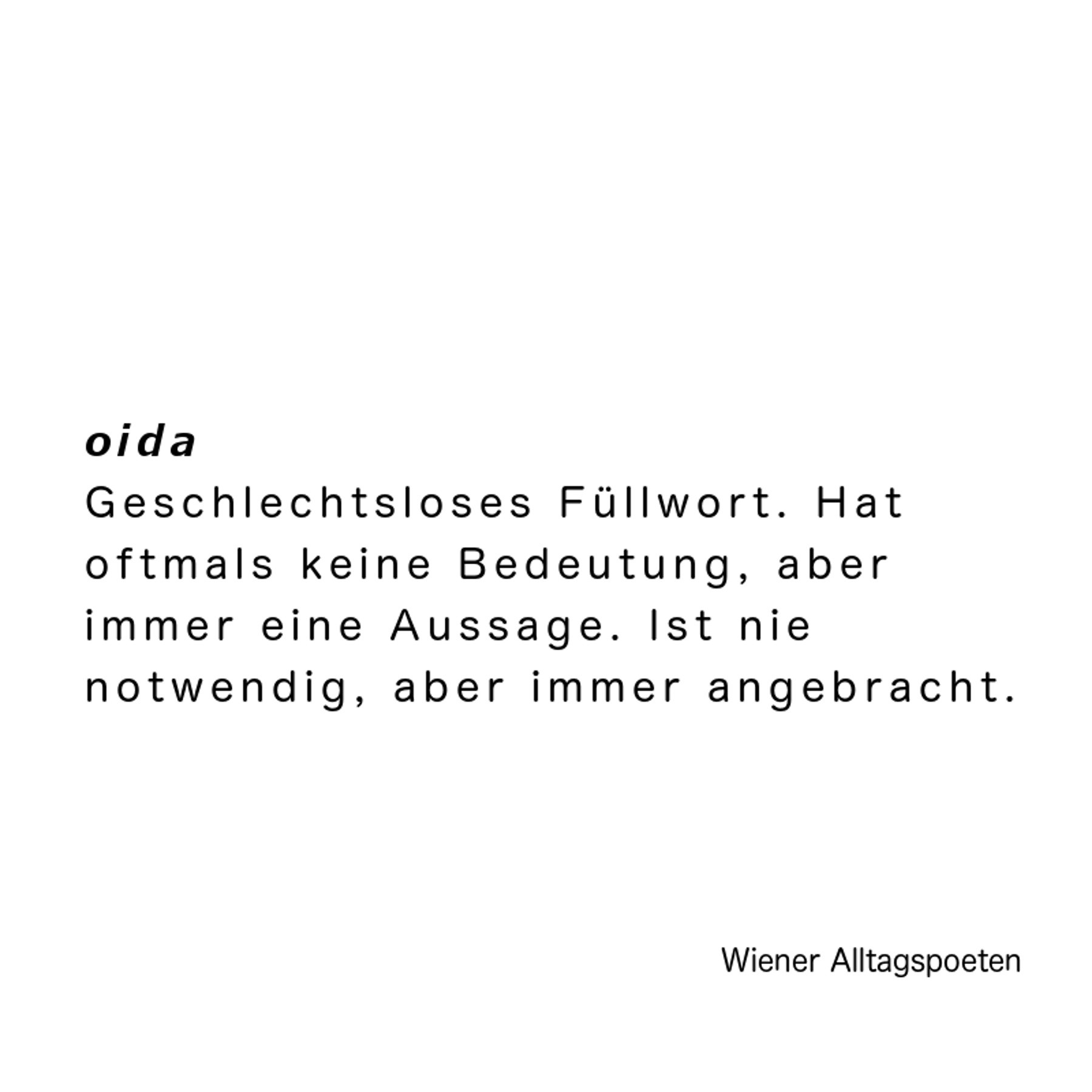 Bio Baumwollsackerl "Oida" – Bild 2