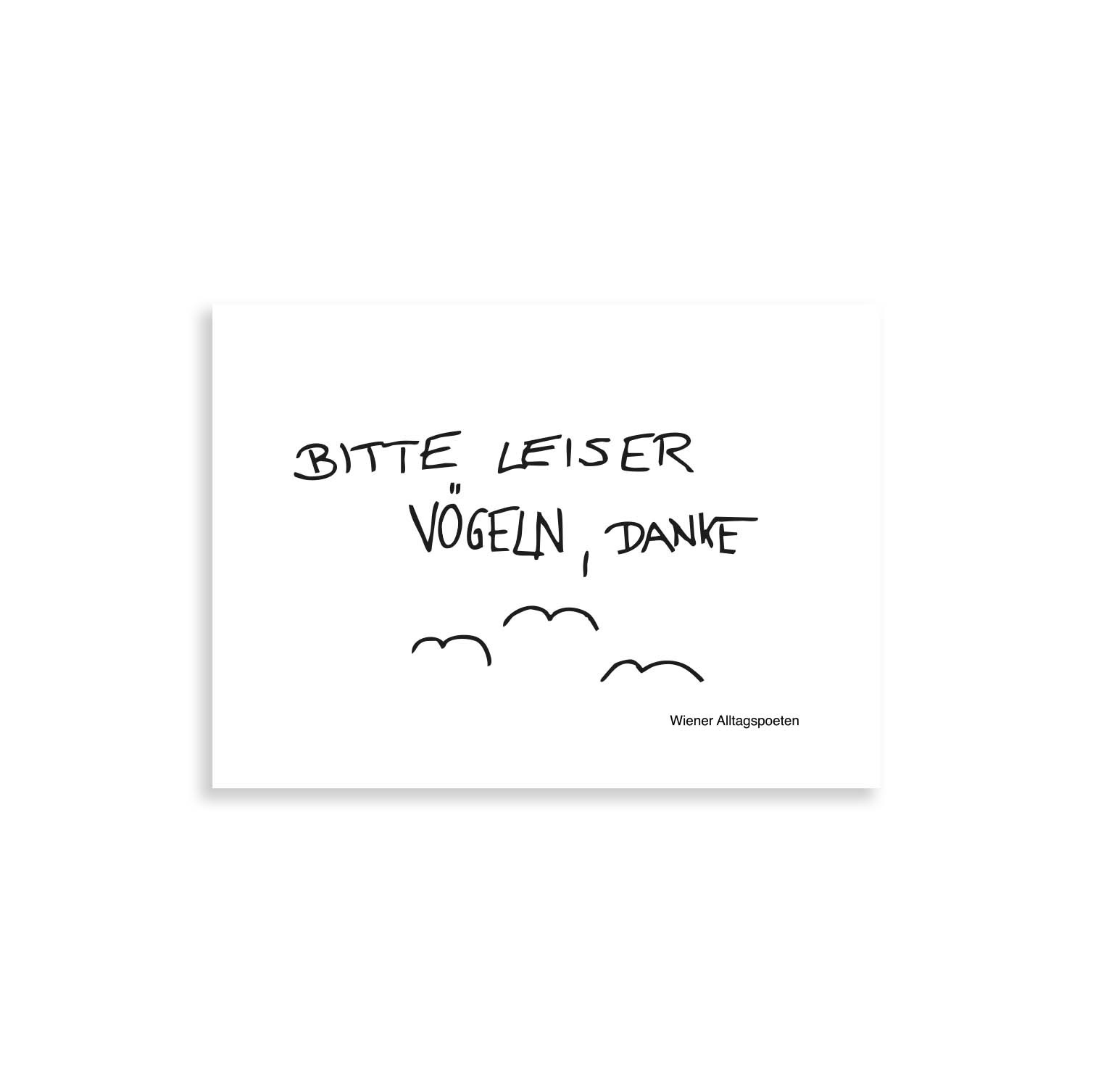 Postkarten-Set "Stiegenhauszettel" – Bild 1