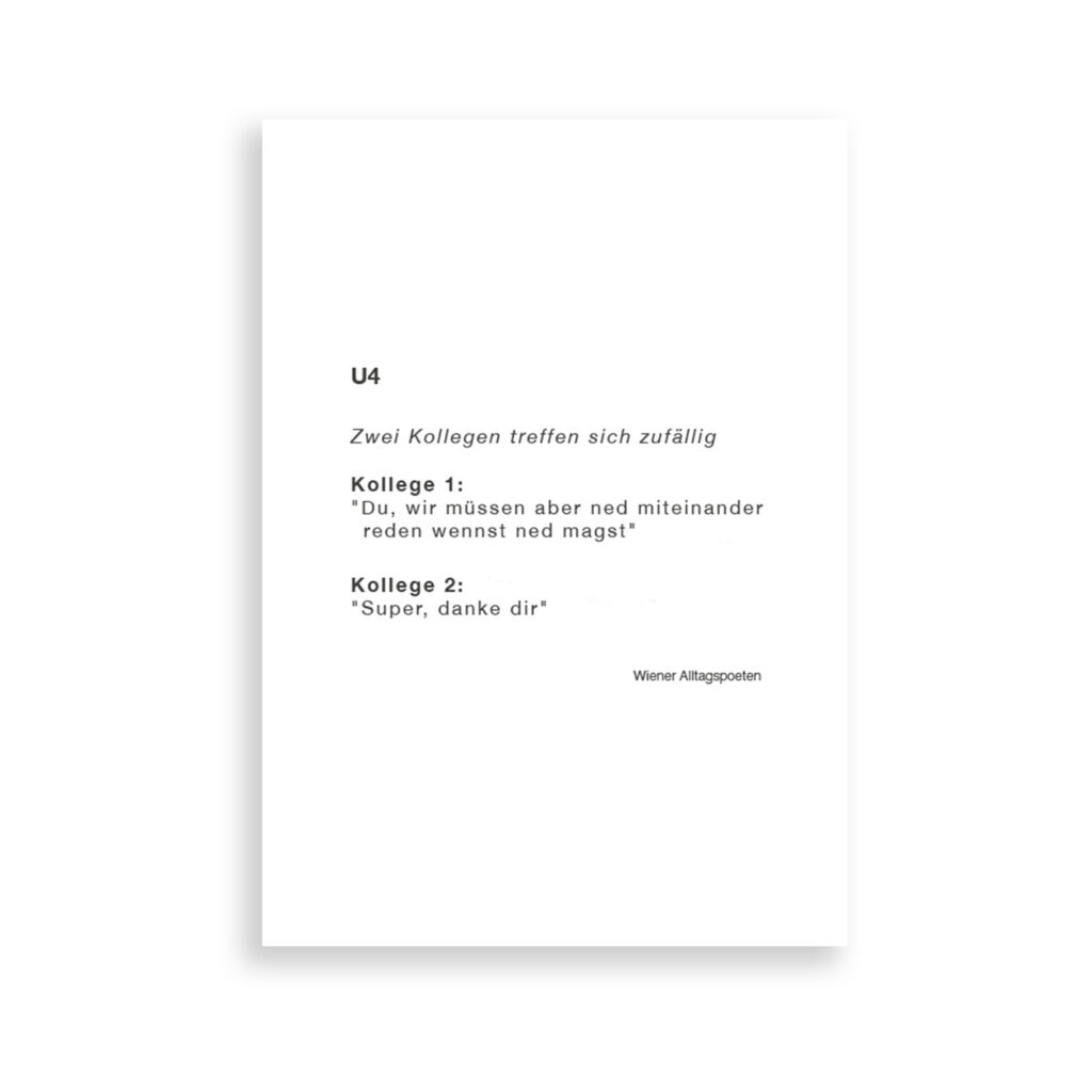 Print A4_U4, Zwei Kollegen (mit Rahmen)