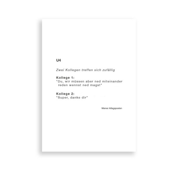 Print A4 optional mit Bilderrahmen, U4