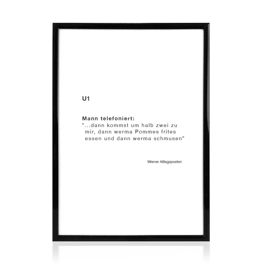Print A4 optional mit Bilderrahmen, U1 – Bild 1