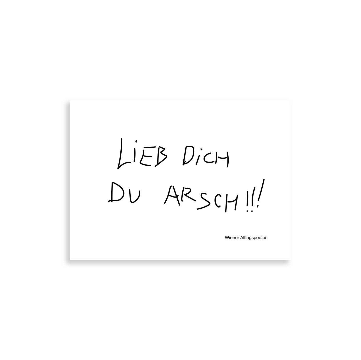 Postkarten-Set "Botschaftszettel" – Bild 4