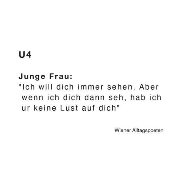Häferl "U4 Junge Frau"