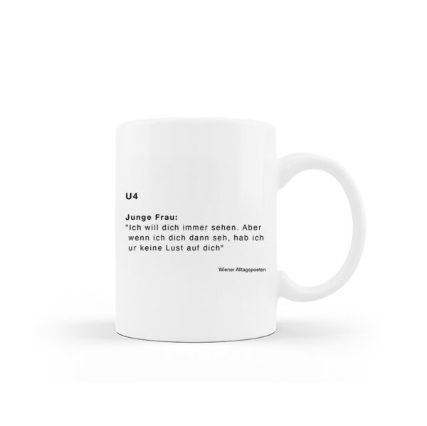 Häferl "U4 Junge Frau"