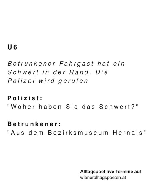 Bezirksmuseum Hernals: wir haben euer Schwert gefunden. Ihr bekommt es bei einer Alltagspoeten-Show, Termine auf dem zweiten Bild #wieneralltagspoeten Gehört von @tanteprosecco