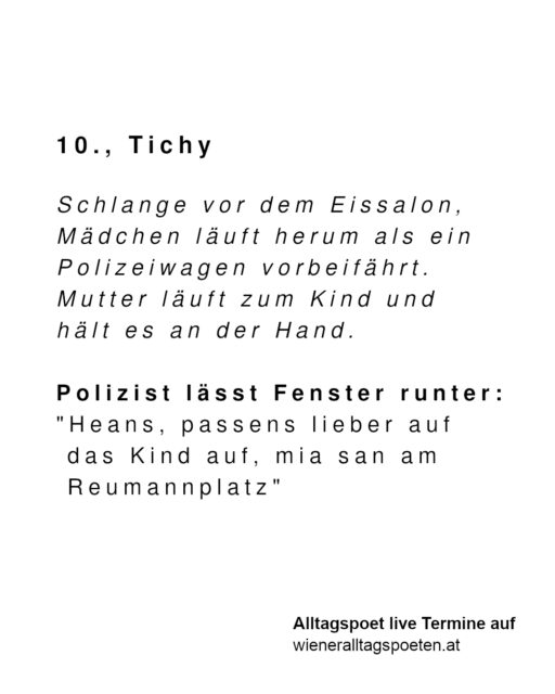 Man kann nie vorsichtig genug sein #wieneralltagspoeten Gehört von @ozyermhmt