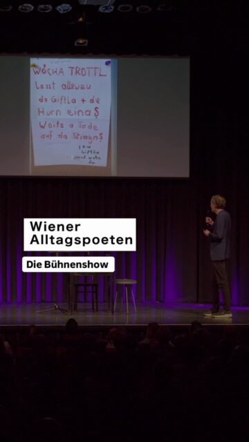 Weil offene Kommunikation so wichtig ist. Tickets zur Show auf www.wieneralltagspoeten.at (Link in Bio). Video von @ohne.zitrone