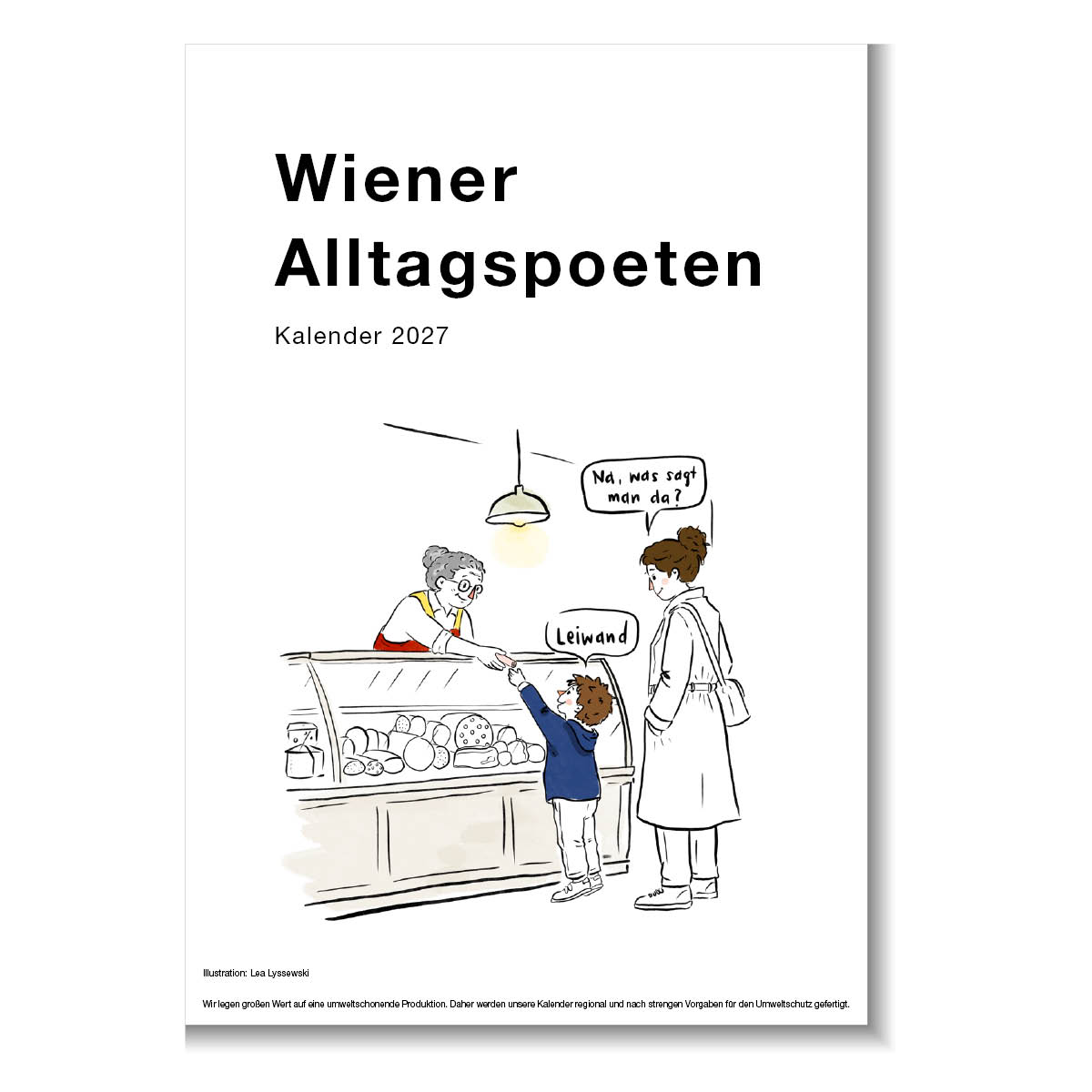 Kalender "Wiener Alltagspoeten 2027" – Bild 1