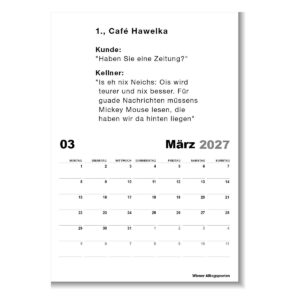 Kalender "Wiener Alltagspoeten 2027" – Bild 4