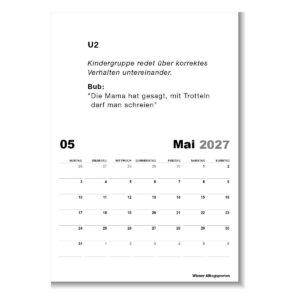 Kalender "Wiener Alltagspoeten 2027" – Bild 6